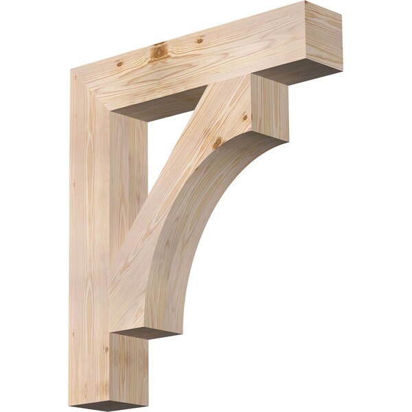 Ekena Millwork Westlake Block Smooth Bracket, Douglas Fir, 5 1/2"W x 30"D x 34"H BKT06X30X34WTL05SDF - main